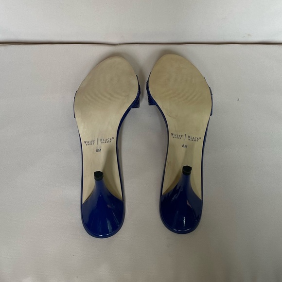 White House Black Market cobalt blue heels - Picture 6 of 7